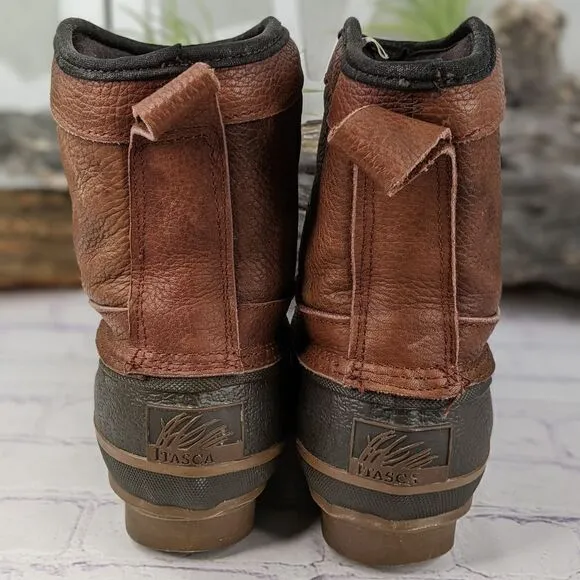 Itasca Boys' Water Resistant Thinsulate Slip-On Winter Duck Boots