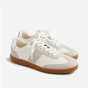 J Crew field sneakers in metallic BT984