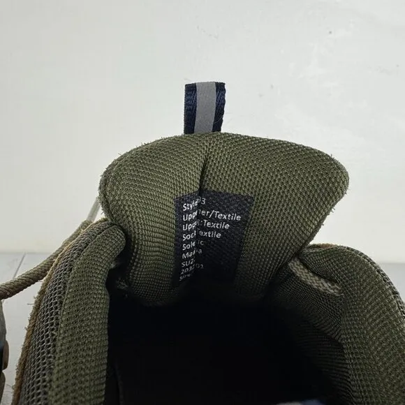 J Crew Nordic Hiking Shoes Mens Size Size 9 Olive Green Black Suede