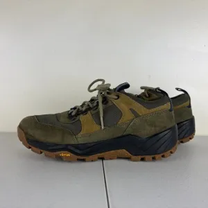 J Crew Nordic Hiking Shoes Mens Size Size 9 Olive Green Black Suede