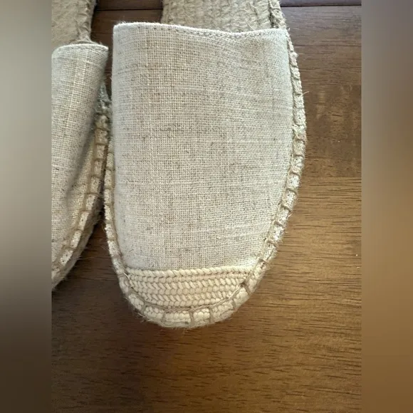 J. Crew NWOT D’orsay lace up Espadrille Flat shoes with Ankle Ties size 9
