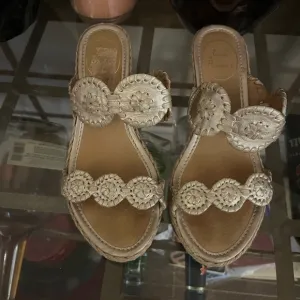 Jack Rogers Women's Tan Sandals size 5.5