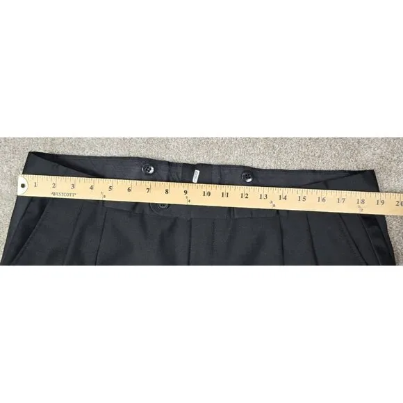 Jack Victor DUXE Tuxedo Jacket 42 S Pants 38&quot; x 28&quot; Hemmed All Black Satin Lapel