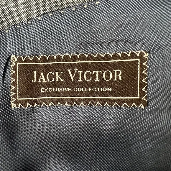 Jack Victor Loro Piana Super 130 Blazer Jacket Men Plaid 2 Button 39