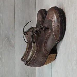 Jambu Women &quot;Like New &quot; San fran Ankle Distressed Leather Boots shoes sz 9