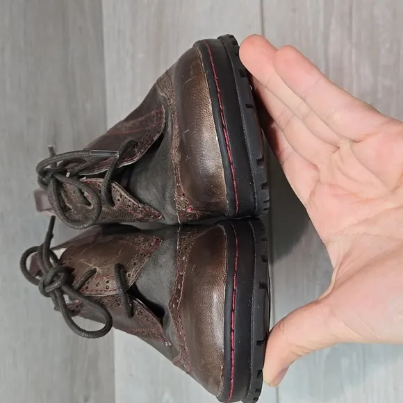 Jambu Women &quot;Like New &quot; San fran Ankle Distressed Leather Boots shoes sz 9