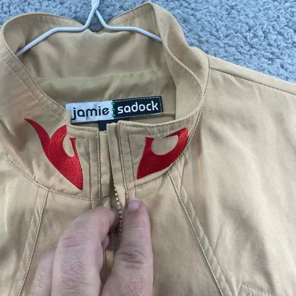Jamie Sadock Jacket Golf Pickleball Tennis Fashion On Trend Designer Western XL