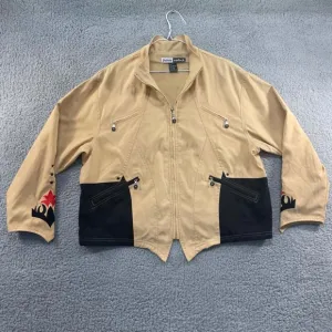 Jamie Sadock Jacket Golf Pickleball Tennis Fashion On Trend Designer Western XL