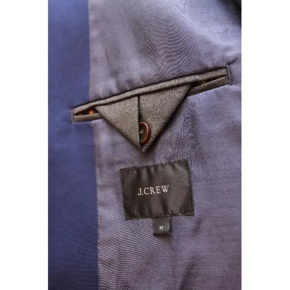 JCrew $218 Men's Ludlow 1 Button Chino Sportcoat M Cove Blue Jacket
