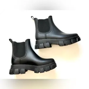 Jeffrey Campbell Chelsea Platform Lug Sole Rain Boots