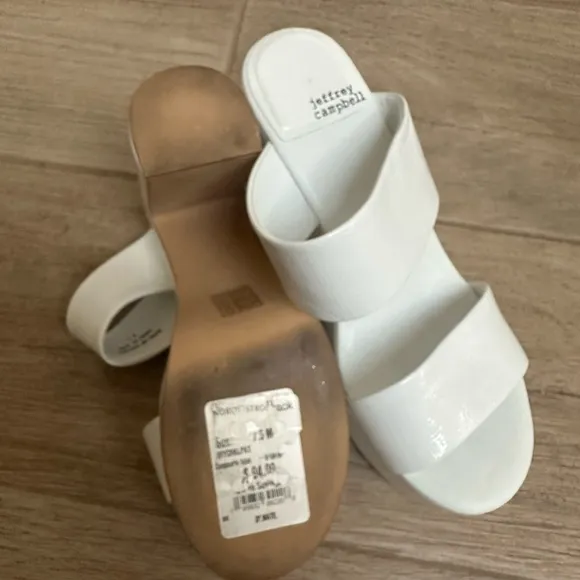 Jeffrey Campbell White Women's Platform Sandals