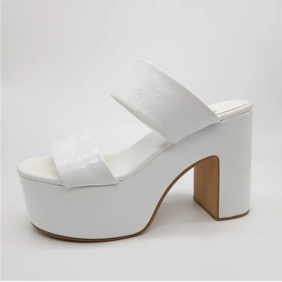 Jeffrey Campbell White Women's Platform Sandals