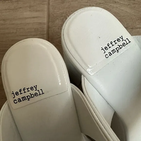 Jeffrey Campbell White Women's Platform Sandals