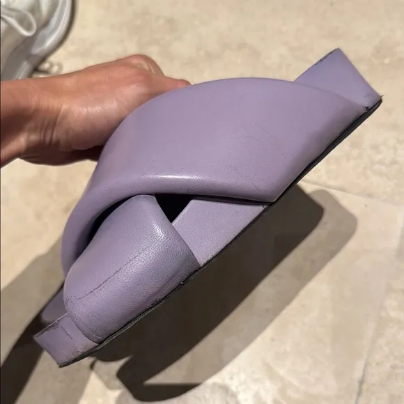 Jil Sander Women's Purple Slide Sandals