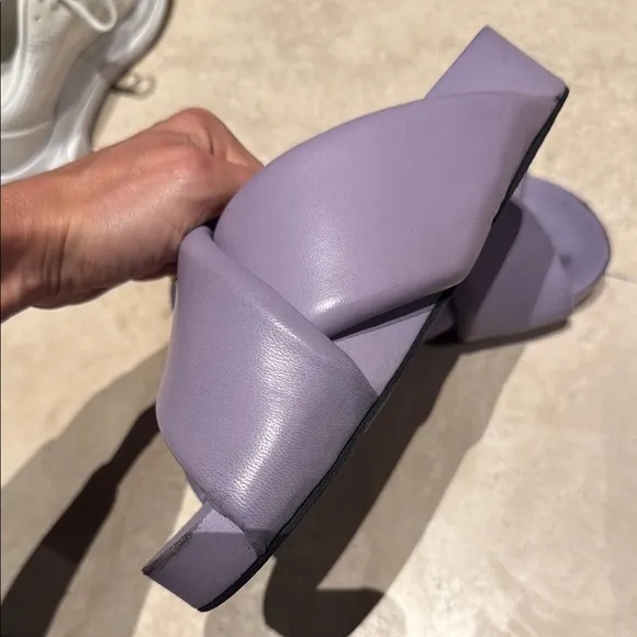 Jil Sander Women's Purple Slide Sandals