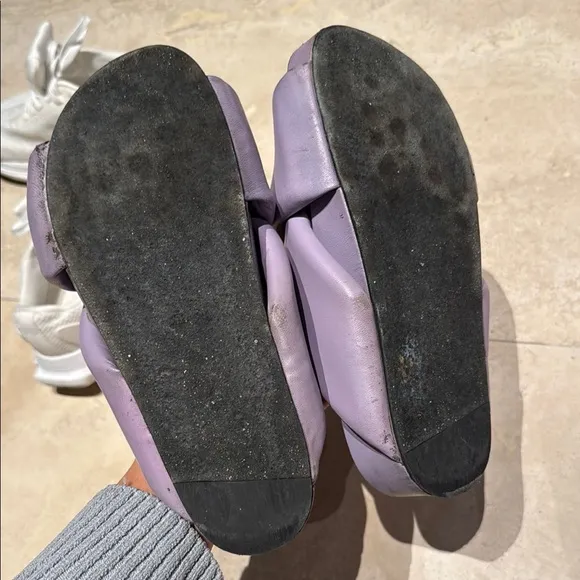 Jil Sander Women's Purple Slide Sandals