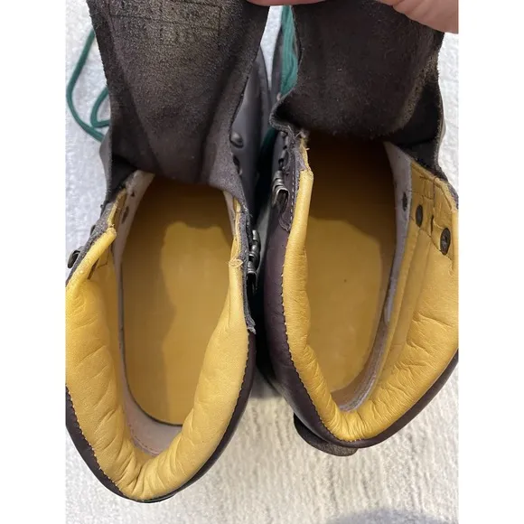 Jim Green Razorback Boots Lace-Up Water Resistant Full Grain Leather Sz 12.5