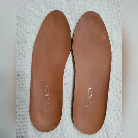Jimmy Choo Demi Woven Skate Flat Shoes Size 41/11