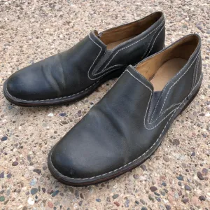 John Varvatos ⭐ USA Leather Slip On Shoes Size 11