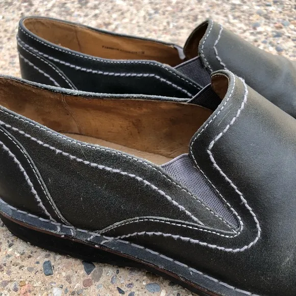 John Varvatos ⭐ USA Leather Slip On Shoes Size 11