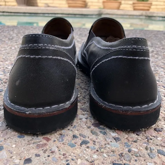 John Varvatos ⭐ USA Leather Slip On Shoes Size 11