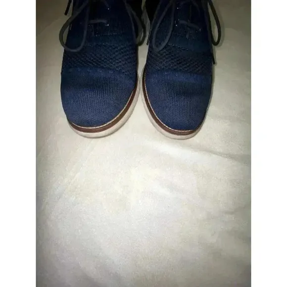 Johnson &amp; Murphy Mens Braydon Knit Plain Toe Oxford Shoes