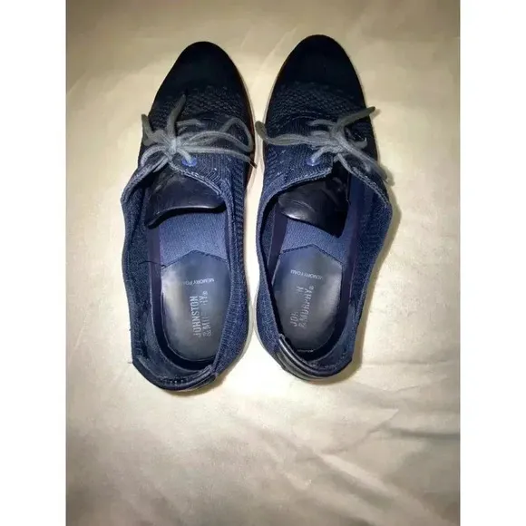 Johnson &amp; Murphy Mens Braydon Knit Plain Toe Oxford Shoes
