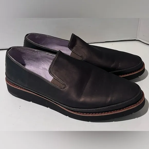 Johnston &amp; Murphy Paulette  Memory Foam Slip-On Oxfords Loafers in Bronze Size 9