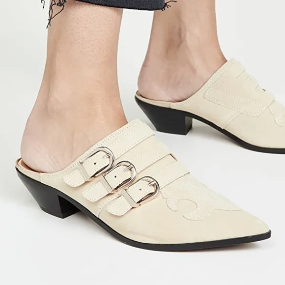 Joie | cabery mules pointed toe slip on shoes