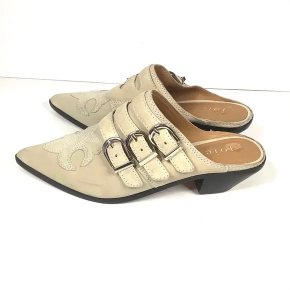 Joie | cabery mules pointed toe slip on shoes