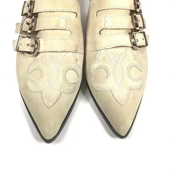Joie | cabery mules pointed toe slip on shoes