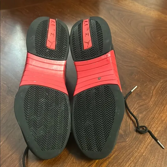 Jordan 15 red and black