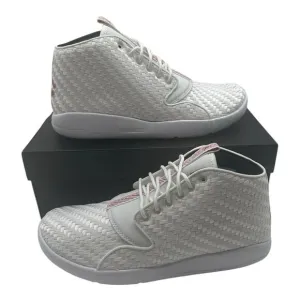 Jordan Eclipse Chukka Shoes Men's Sz 11 White Gym Red Black Sneakers 881453-101