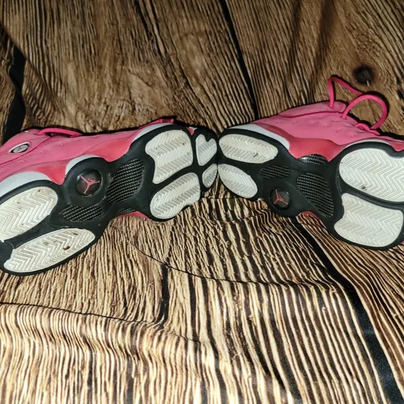 Jordan Pink and Black Sneakers Modern Athletic Design