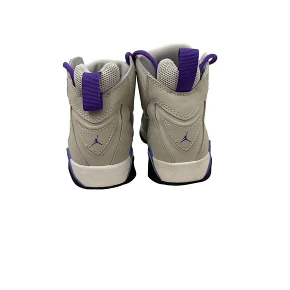 Jordan Shoes Nike Air Jordan True Flight Grey Purple Sneakers Size Youth 4.5