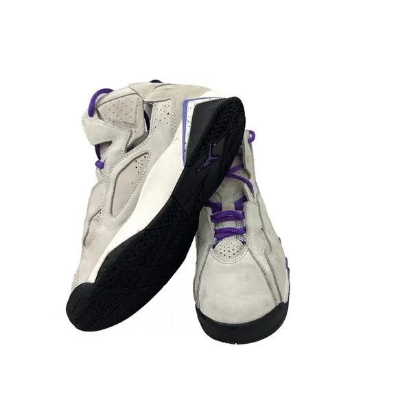 Jordan Shoes Nike Air Jordan True Flight Grey Purple Sneakers Size Youth 4.5