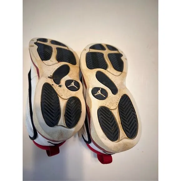 Jordan Toddler Size 10C Pro Strong Sneakers White Black Red Sporty Basketball