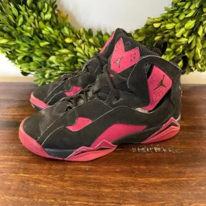 Jordan True Flight GG Black Sport Fuchsia Basketball Shoes 4.5Y‎