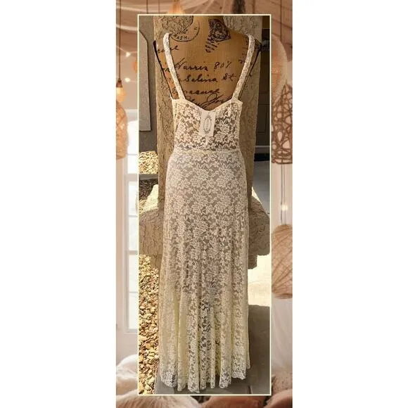 JOYFOLIE CARMEL SLIP DRESS IN TURTLEDOVE Size M