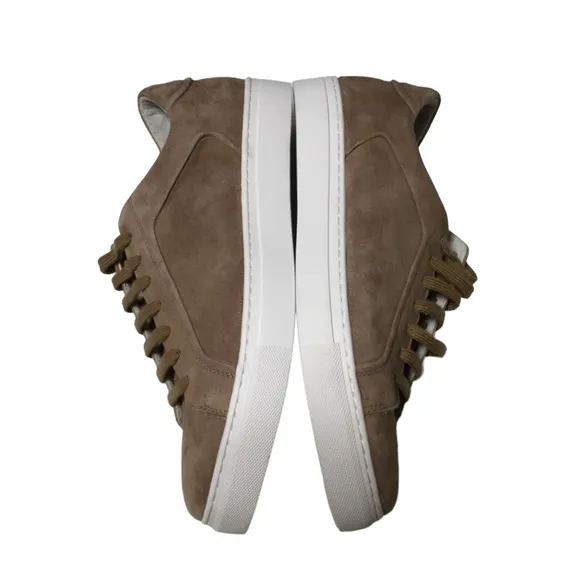 JUMP New York sz 8 Sneakers Leather Bloke Low Laces in Mushroom Tan NWT