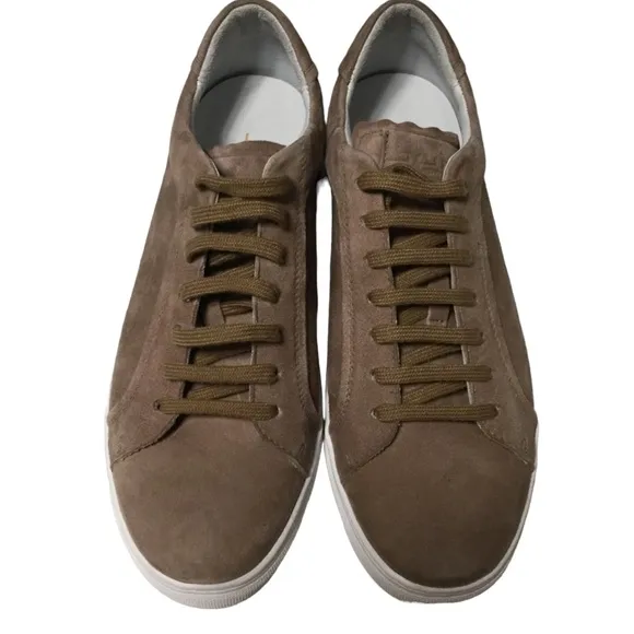 JUMP New York sz 8 Sneakers Leather Bloke Low Laces in Mushroom Tan NWT