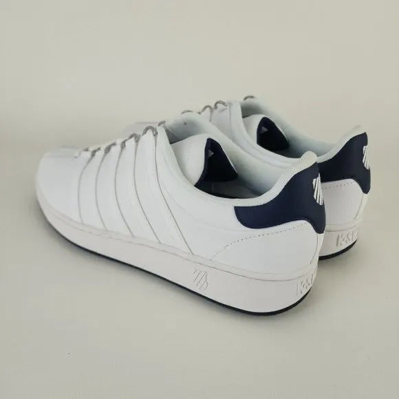 K-Swiss Mens Classics Shoes Sneakers Leather Athletic White Black