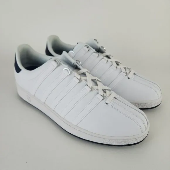 K-Swiss Mens Classics Shoes Sneakers Leather Athletic White Black