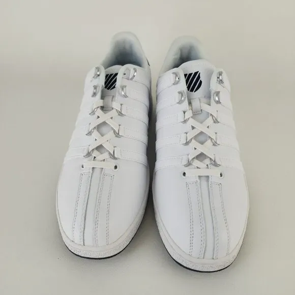K-Swiss Mens Classics Shoes Sneakers Leather Athletic White Black