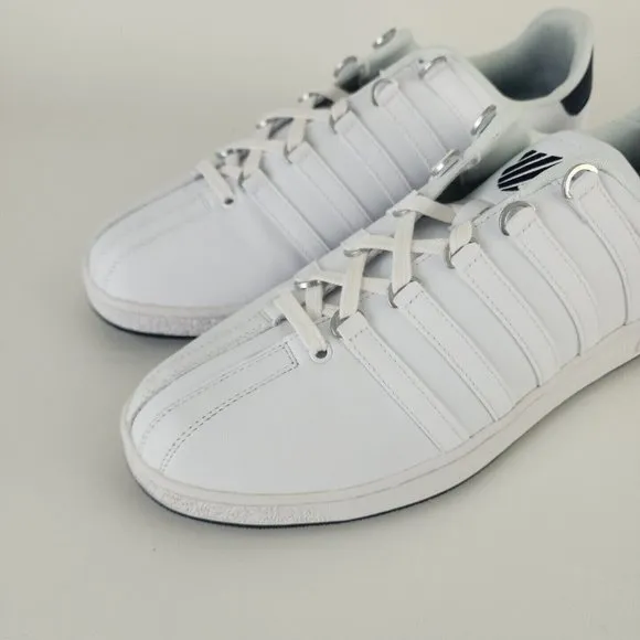 K-Swiss Mens Classics Shoes Sneakers Leather Athletic White Black