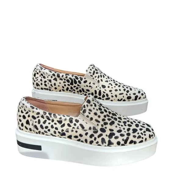 Kai Genuine Calf Hair Platform Sneaker “Paolo” Like New Sz 8
