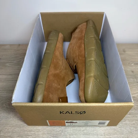 Kalso men's dawson suede brandy size 11 earth shoes