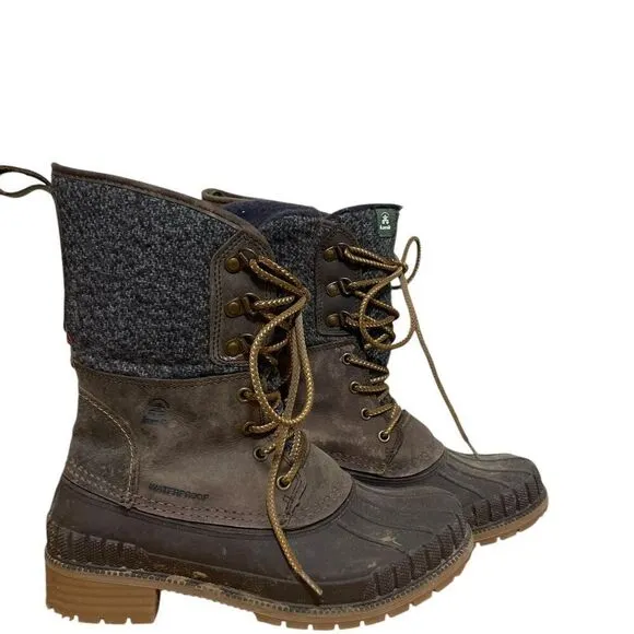 Kamik SIENNA2 Mid Calf Water Resistant 3M Thinsulate Snow Boots Women's Size 8