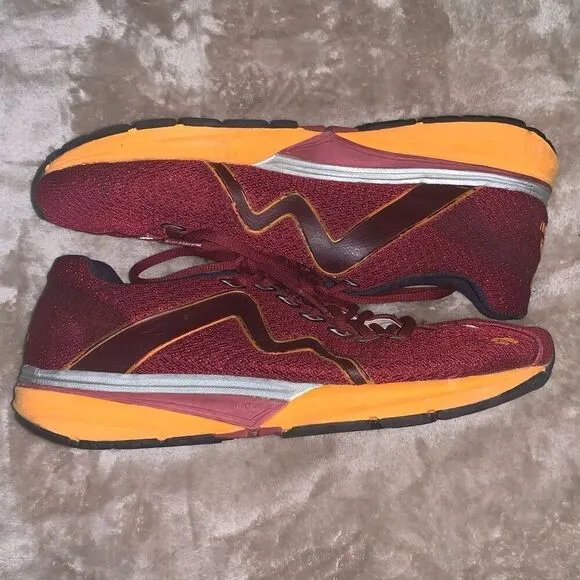 Karhu Mens Size 11.5 Running Walking Athletic Sneakers Shoes Burgundy Lace Up