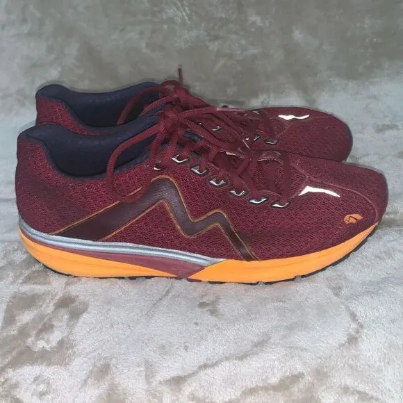 Karhu Mens Size 11.5 Running Walking Athletic Sneakers Shoes Burgundy Lace Up